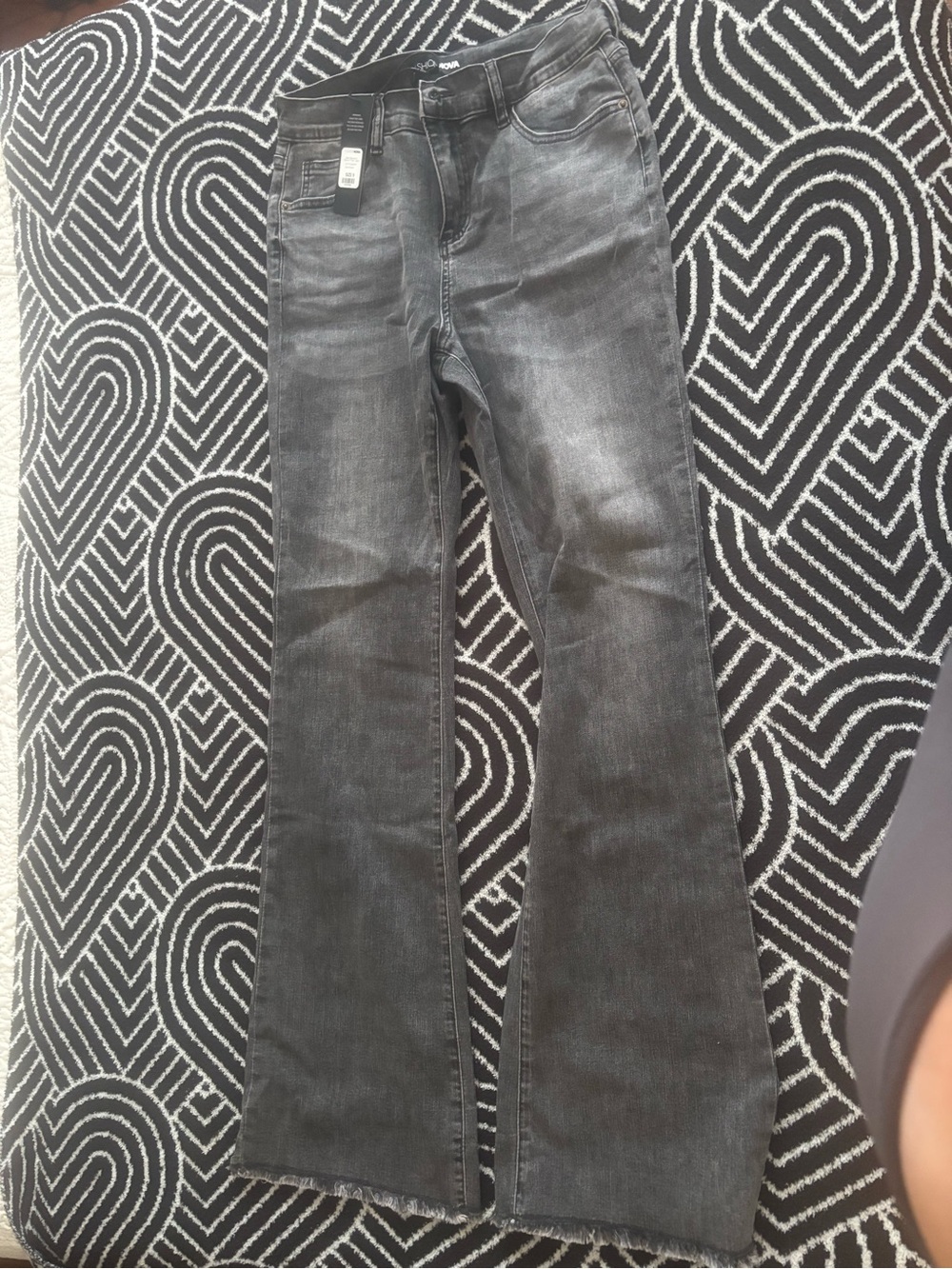 Gray Men’s Bootcut Jeans - Unbranded